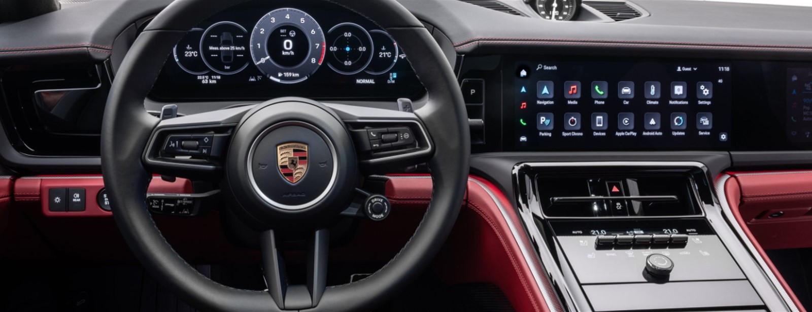 Nieuwe Porsche Panamera krijgt innovatief en intuïtief interieurconcept.